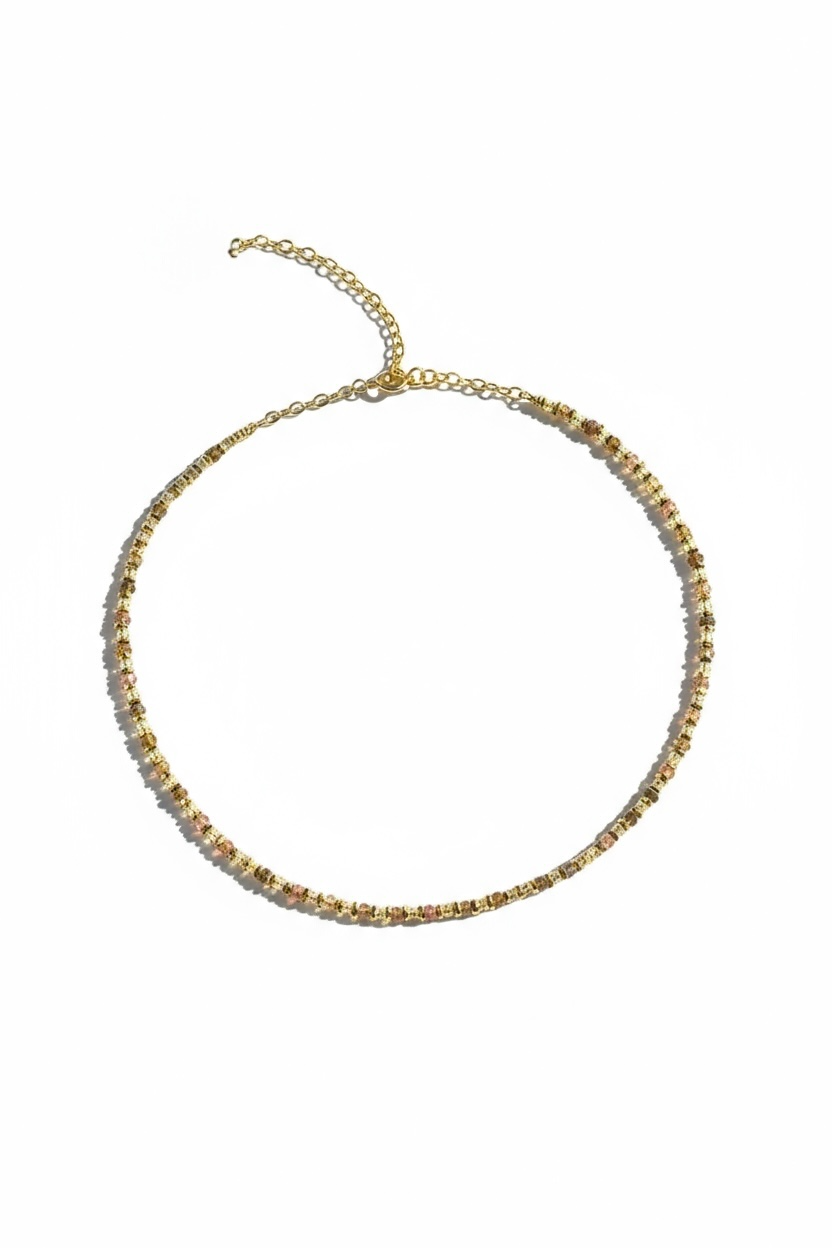 Collier Opale & Tourmaline