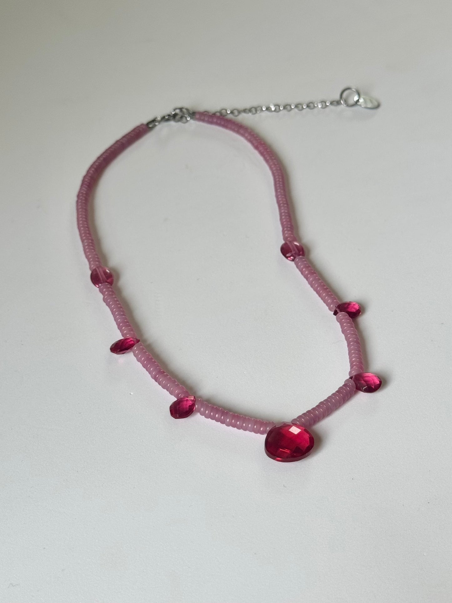Collier Jade & Quartz