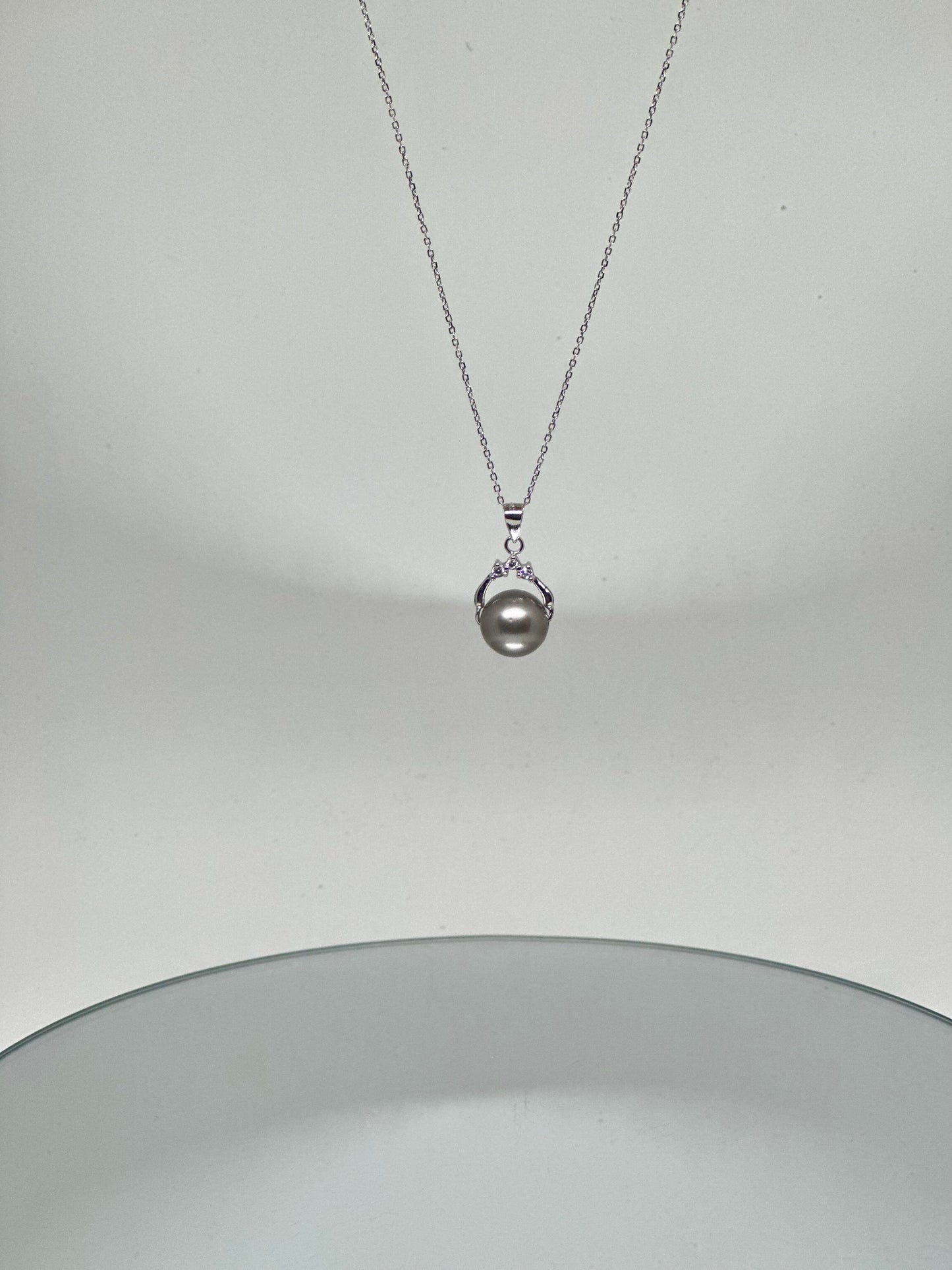 #32 Collier Perle de Tahiti sur Argent 925