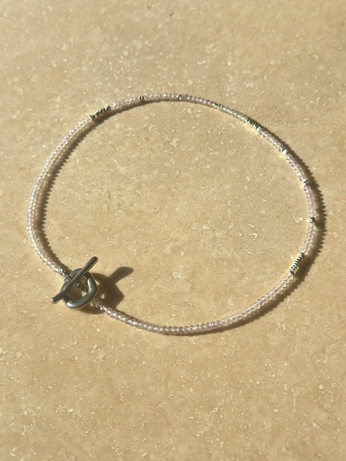 #92 Collana Ametista rosa — Saggezza