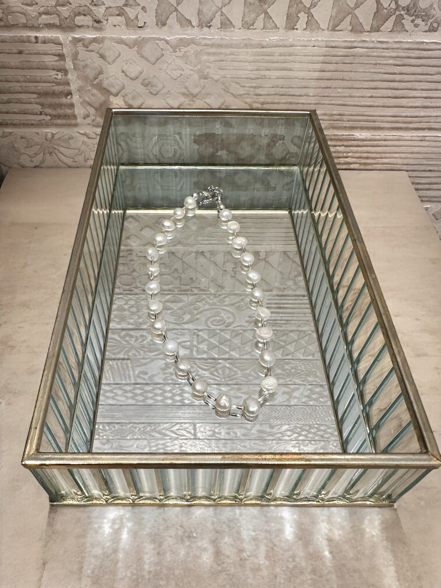 Collier perles d’eau douce et argent