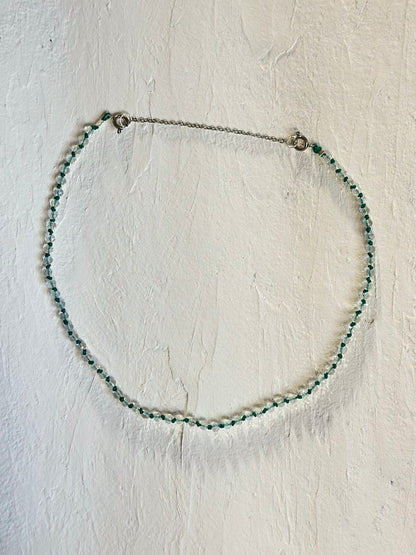 Colliers Améthyste/Citrine & Cristal de roche sur soie – Clarté intérieure & lumière consciente