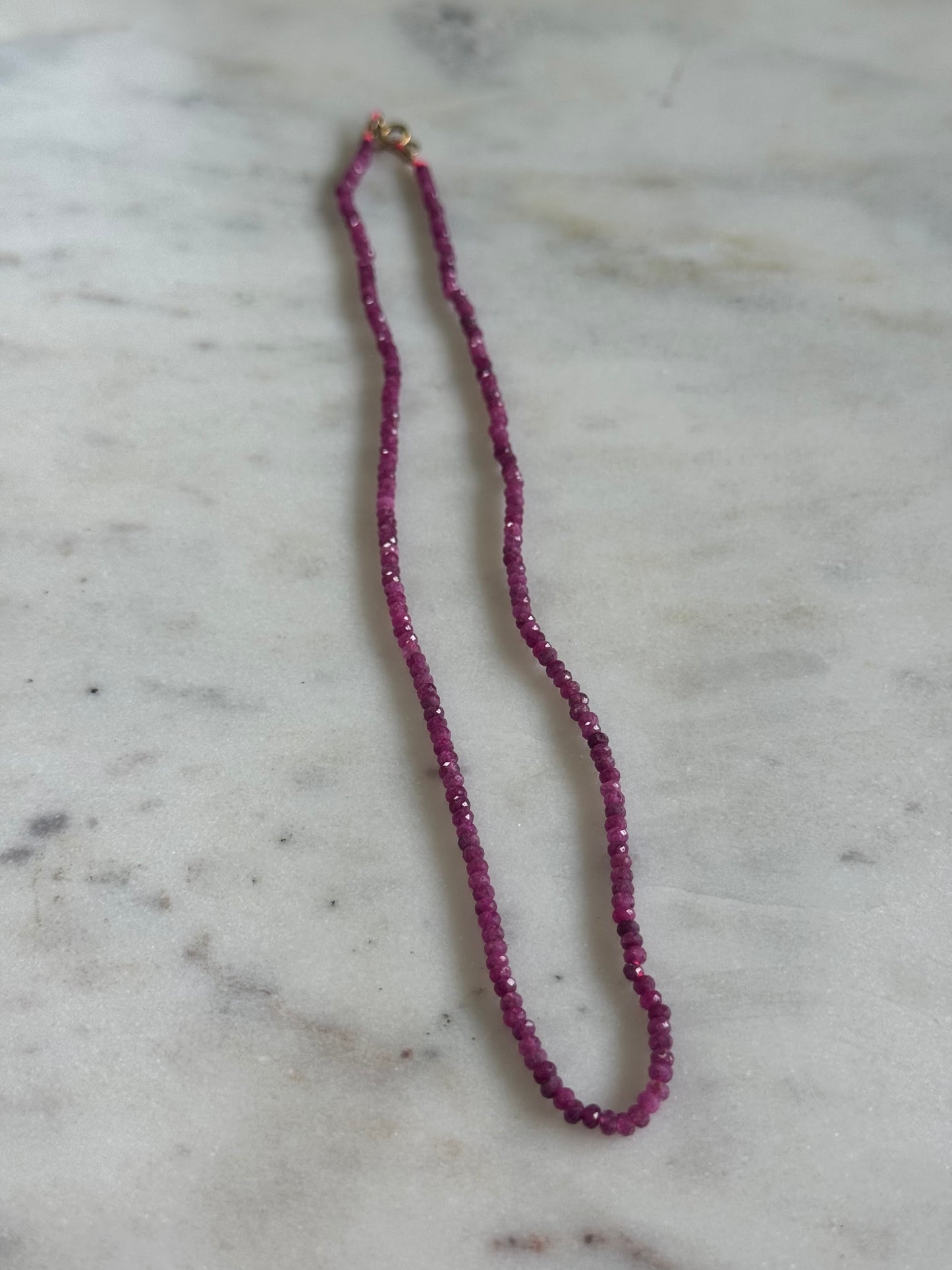 Collier Rubis — Le feu du cœur