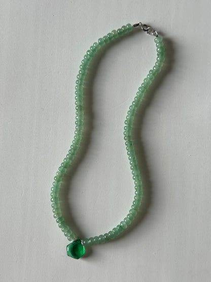Collier Aventurine — Équilibre du cœur et ouverture sereine