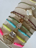 Braccialetti colorati regolabili