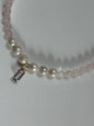 Collier Amétrine, Quartz rose & Perles d’eau douce