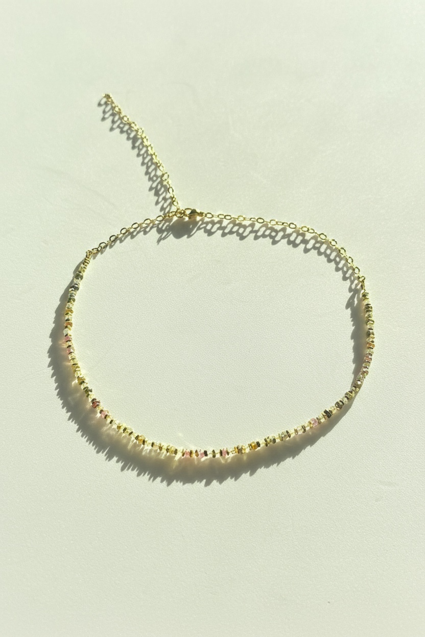 Collier Opale & Tourmaline