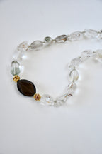 Collier Quartz Iodolite & Quartz Fumé — Clarté, ancrage et guidance intérieure