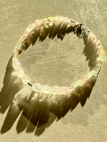 Collier multi Quartz