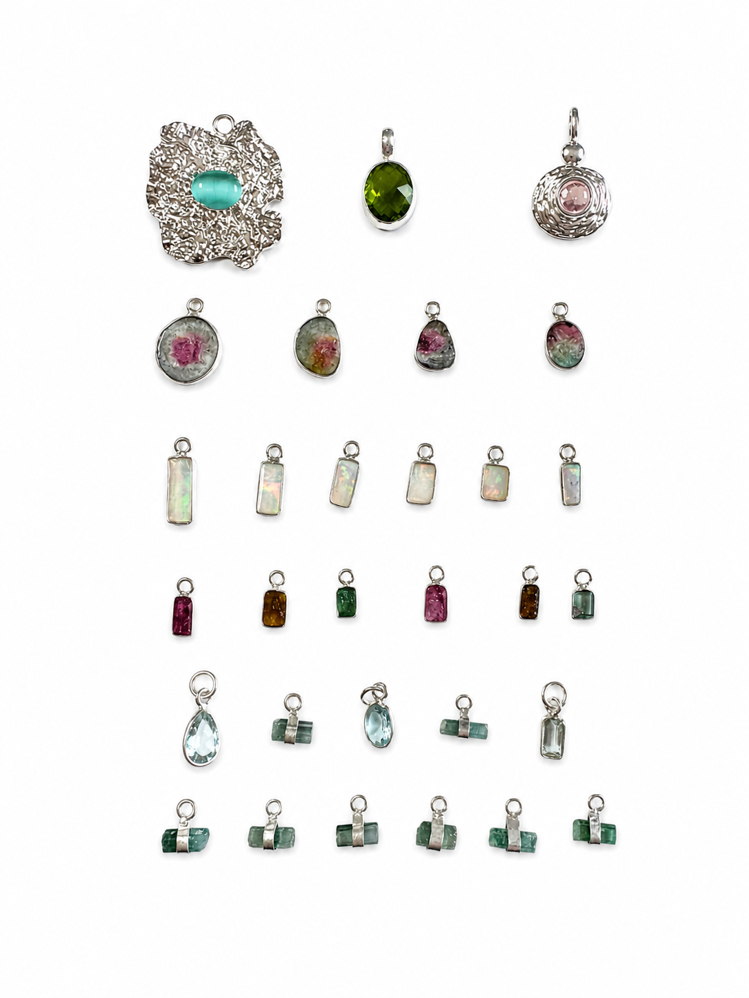 Pendentifs argent 925 & pierres naturelles
