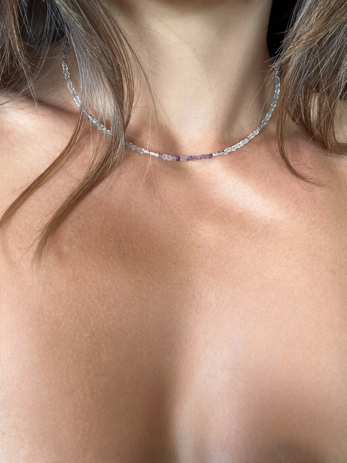 Collier Fluorite — Clarté intérieur