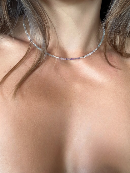 Collier Fluorite — Clarté intérieur