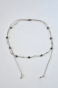 #12 Collana regolabile turchese e madreperla