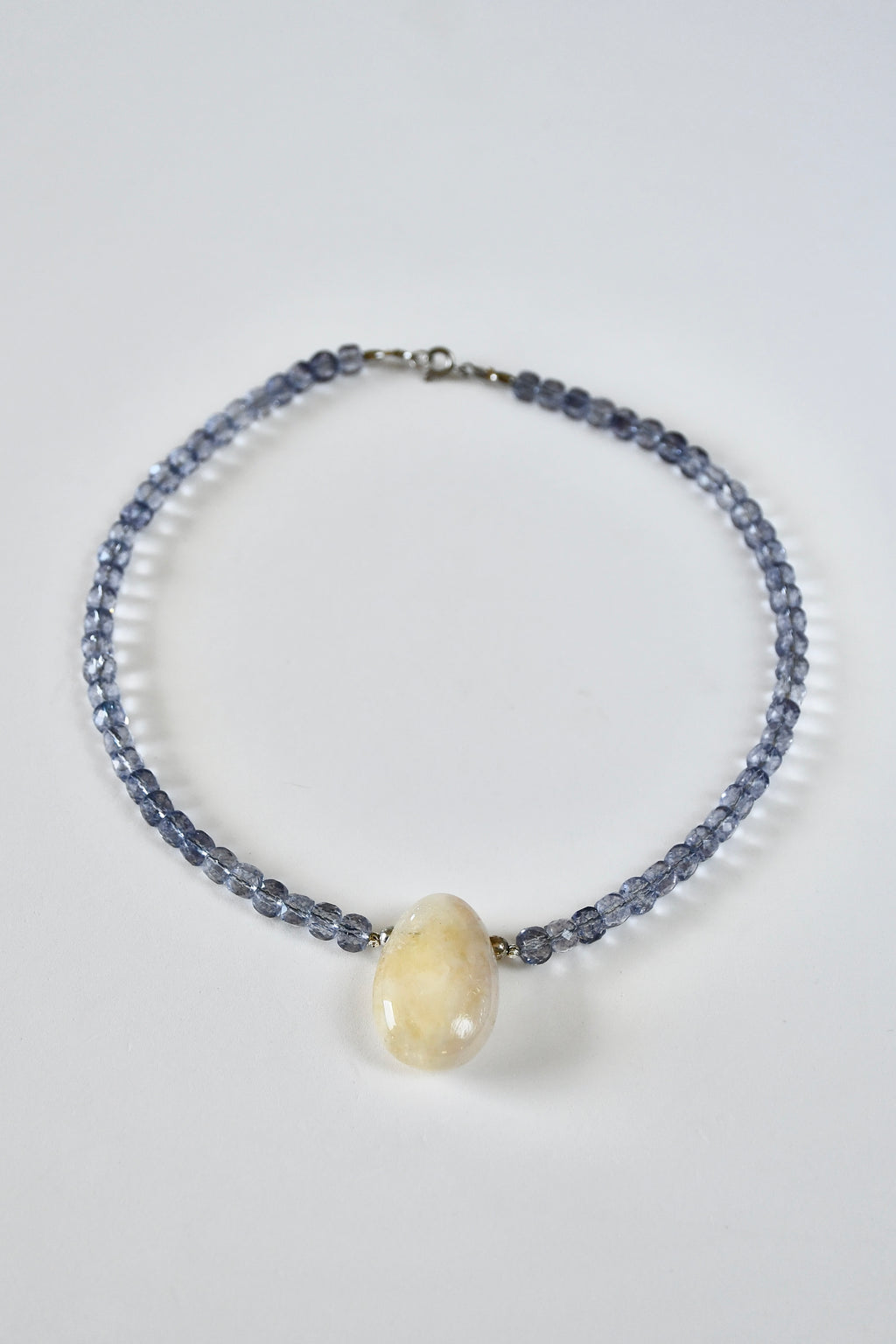Collier Topaze & Citrine — Clarté, Vitalité et Équilibre
