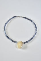 Collier Topaze & Citrine — Clarté, Vitalité et Équilibre