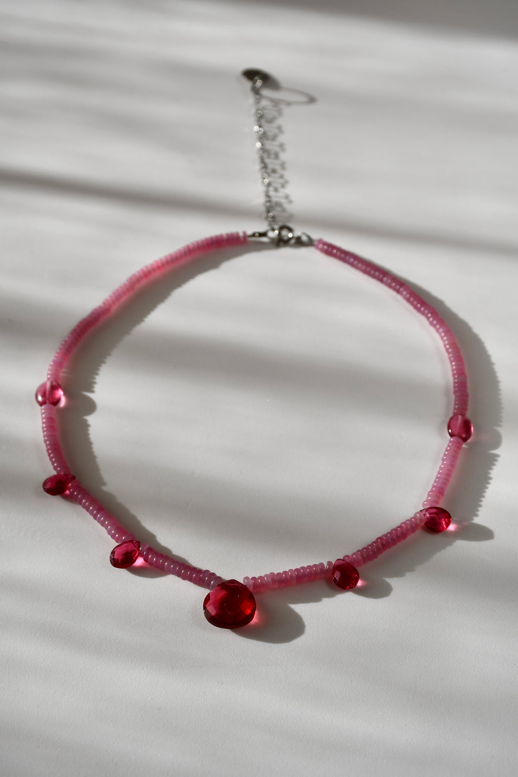 Collier Jade & Quartz
