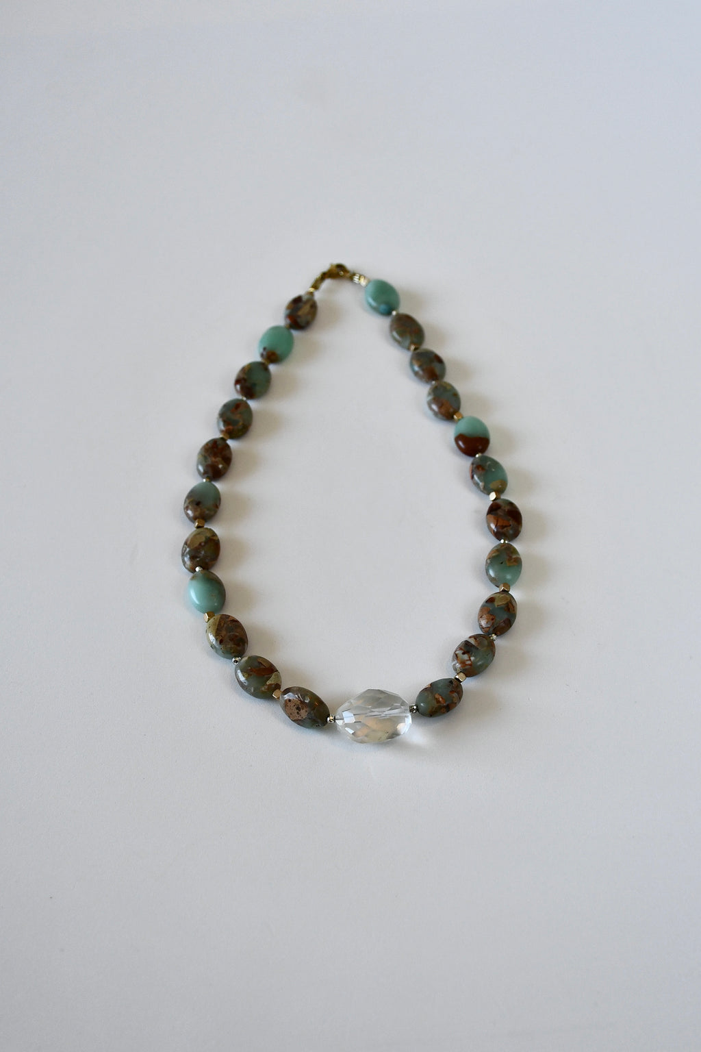 Collier AquaTerra & Cristal de Roche