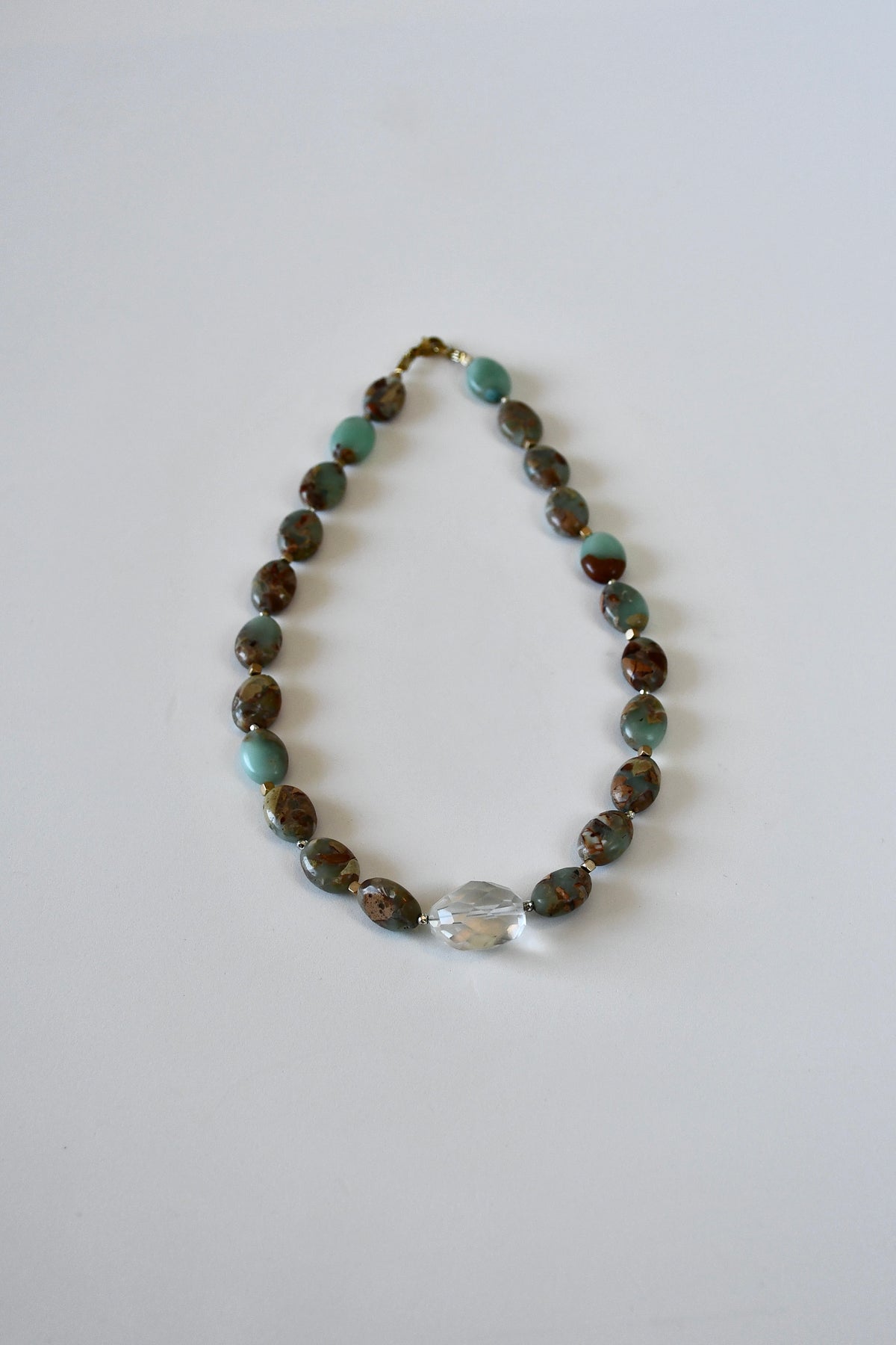 Collier AquaTerra & Cristal de Roche