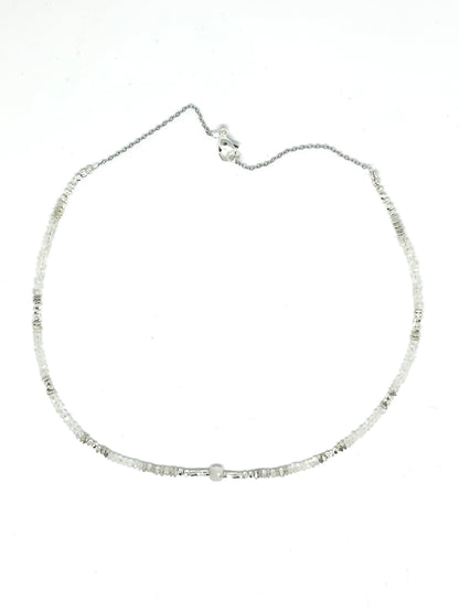 Collier Pierre de lune arc-en-ciel — Intuition, Féminin, Fluidité