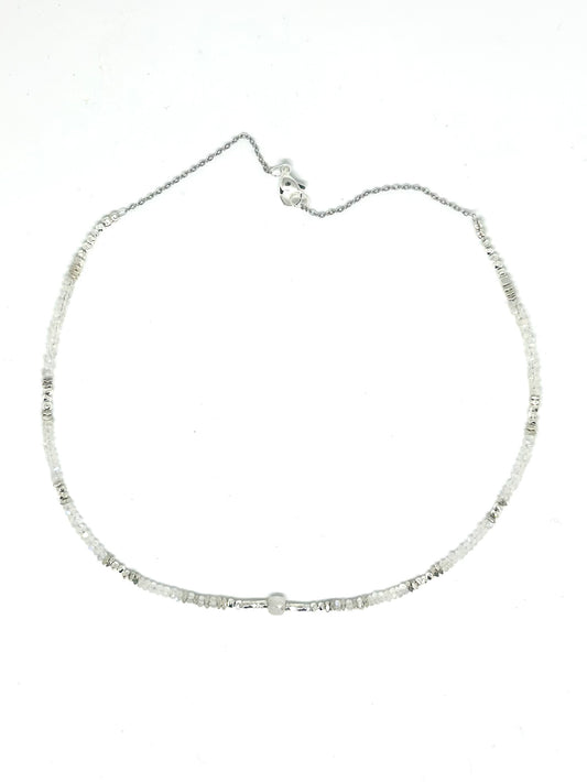 Collier Pierre de lune arc-en-ciel — Intuition, Féminin, Fluidité