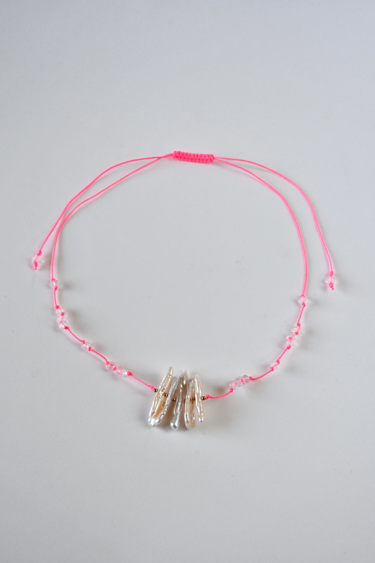 Süßwasserperlen-Set Halskette + Armband