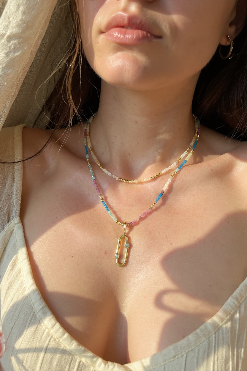 #113 Collana Citrino — Splendore solare