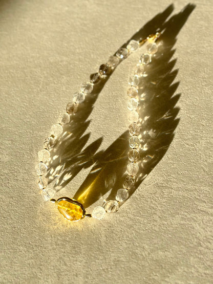 Collier Cristal de quartz