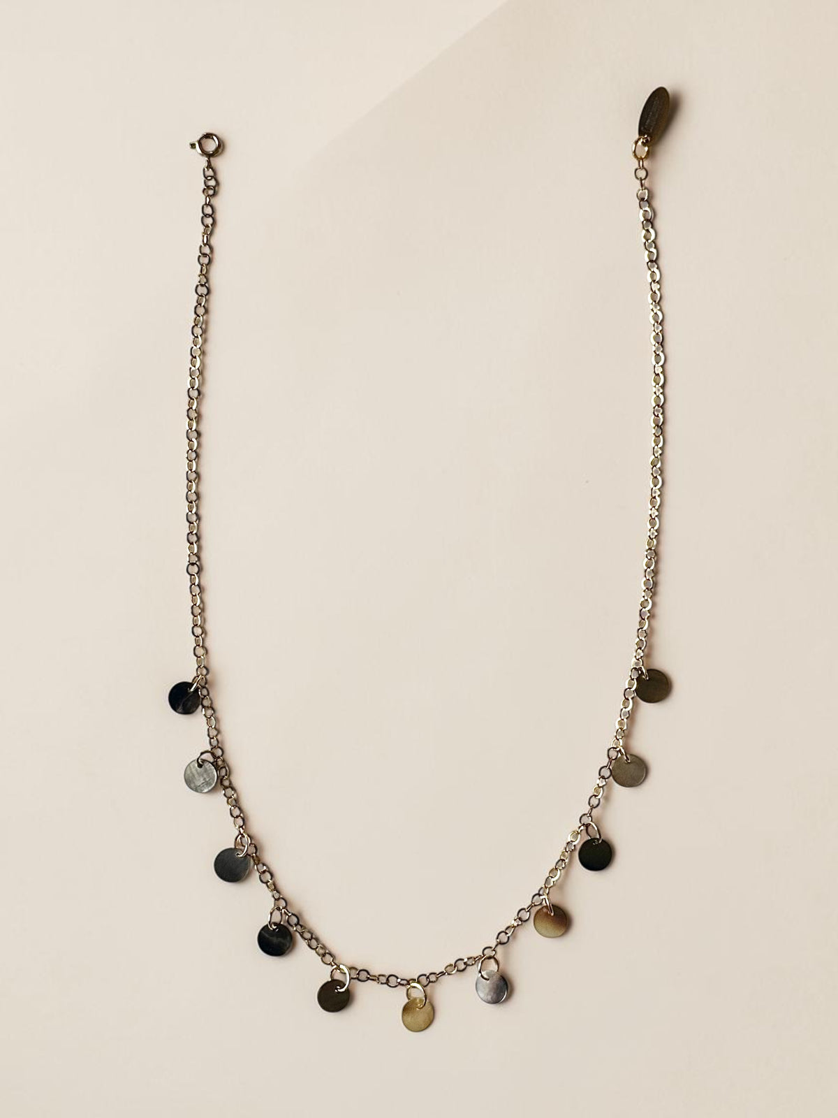 Set collana + cavigliera in madreperla