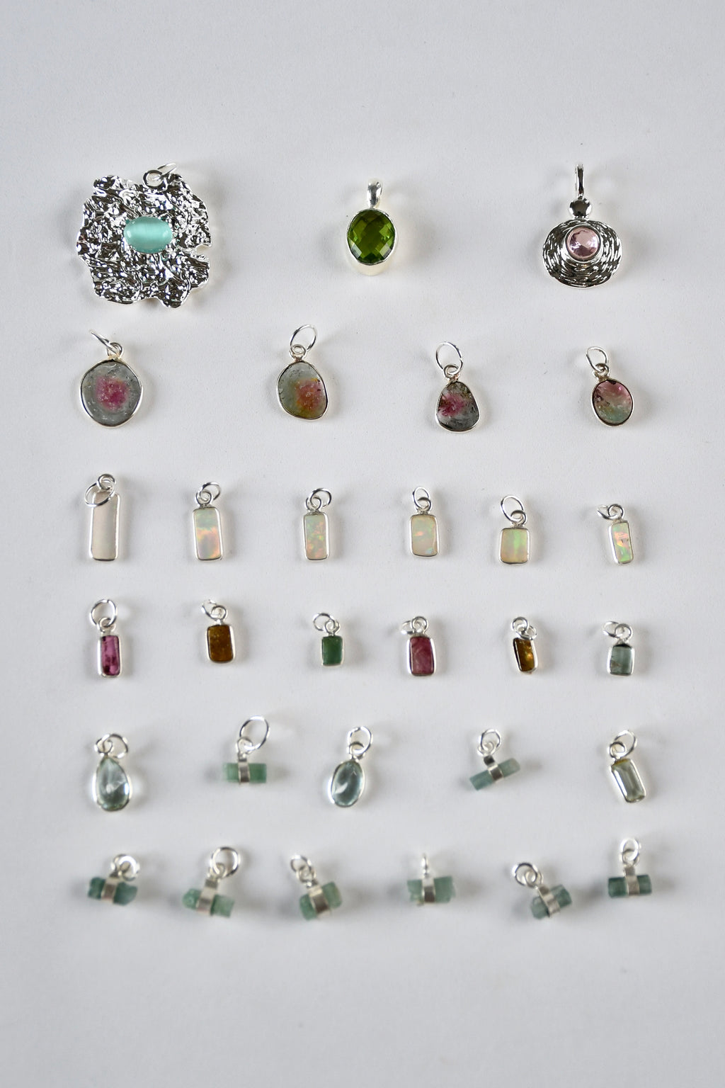 Pendentifs argent 925 & pierres naturelles