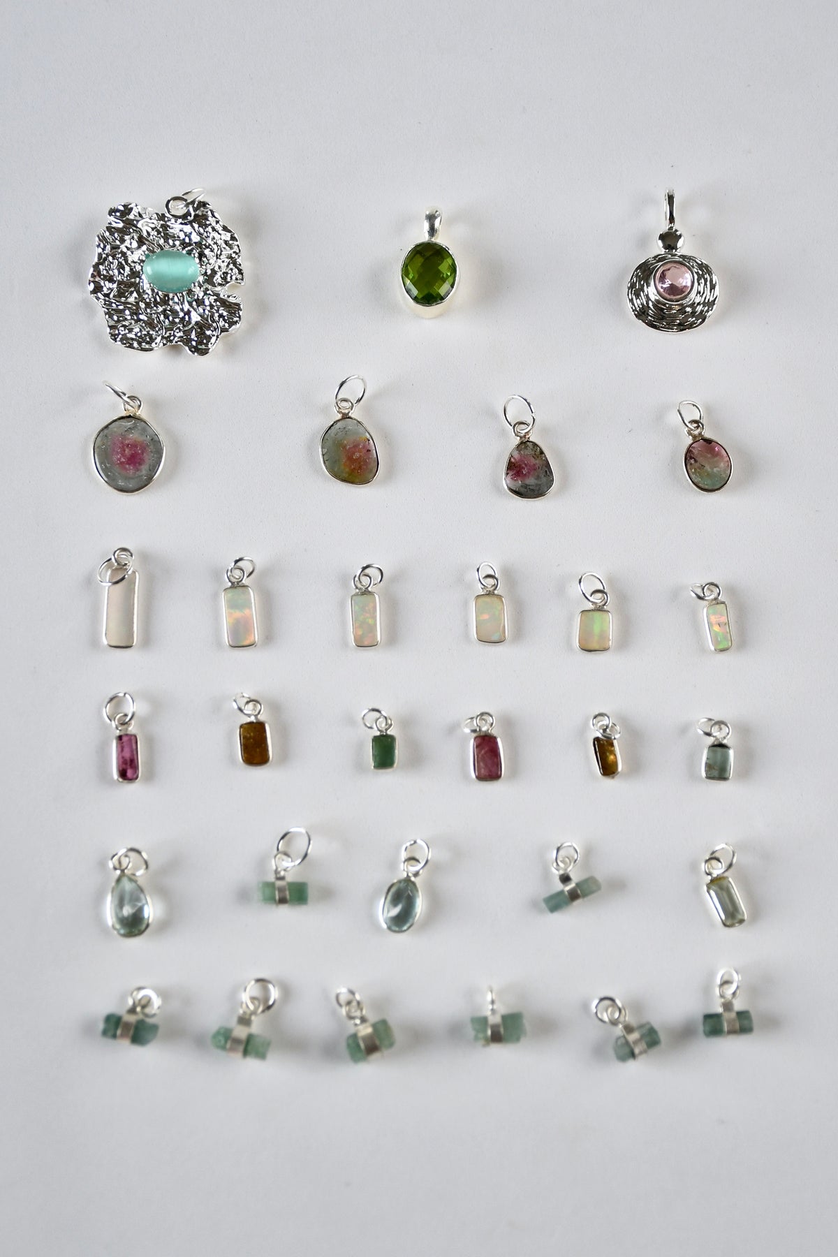 Pendentifs argent 925 & pierres naturelles