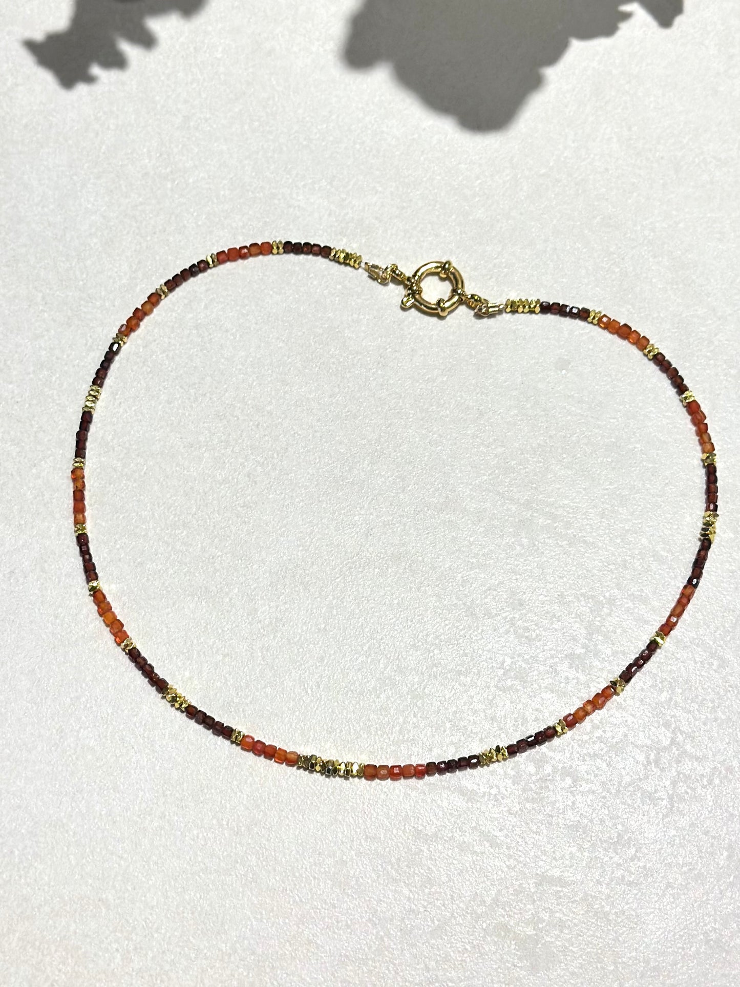 Collier Grenat & Agathe