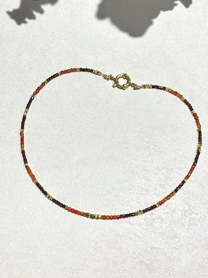 Collier Grenat & Agathe