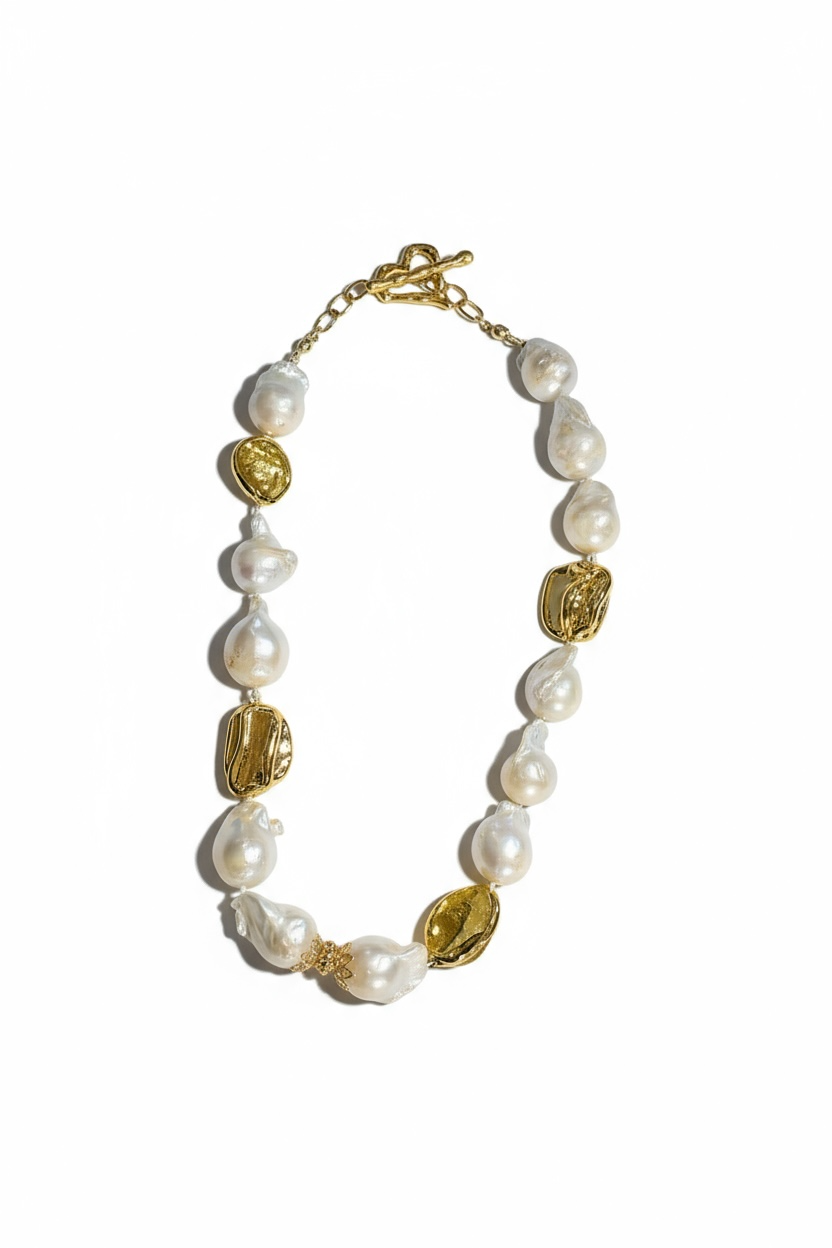 Collier perles d’eau douce — Baroque