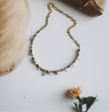 Collier bohème Labradorite