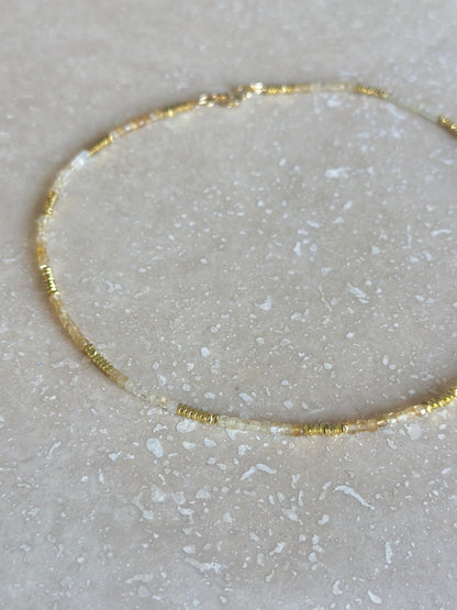 Collier Citrine — Éclat solaire