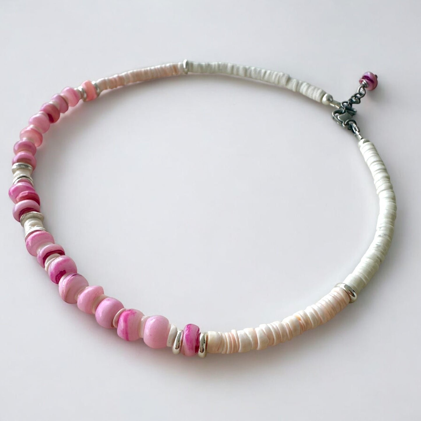 Collier inspiration Barbie en coquillage