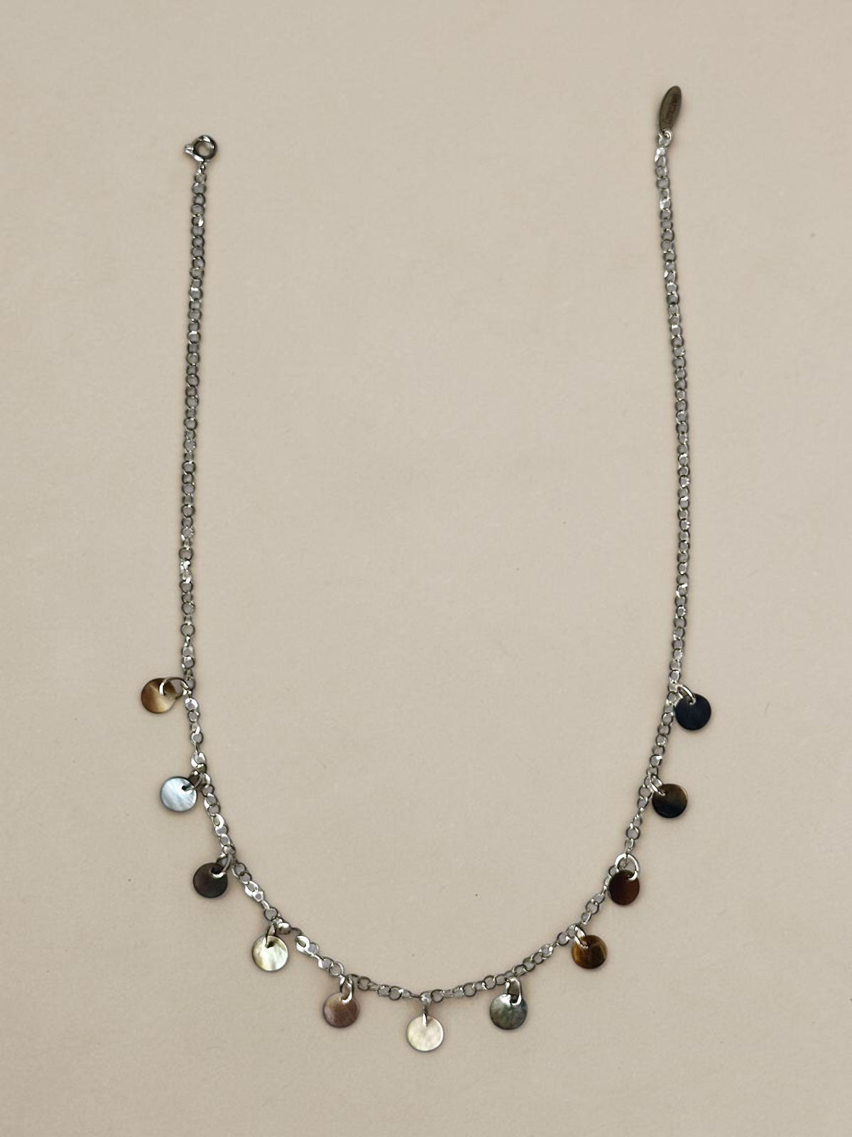 Set collana + cavigliera in madreperla