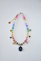 Colliers Charms, Lapis-Lazuli & Jade — La sagesse illuminée