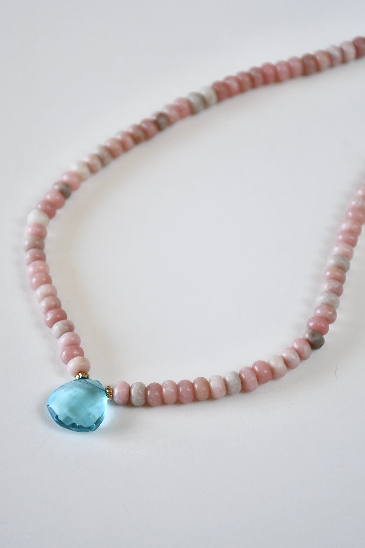 Collana Opale rosa — Dolcezza del cuore e guarigione emotiva