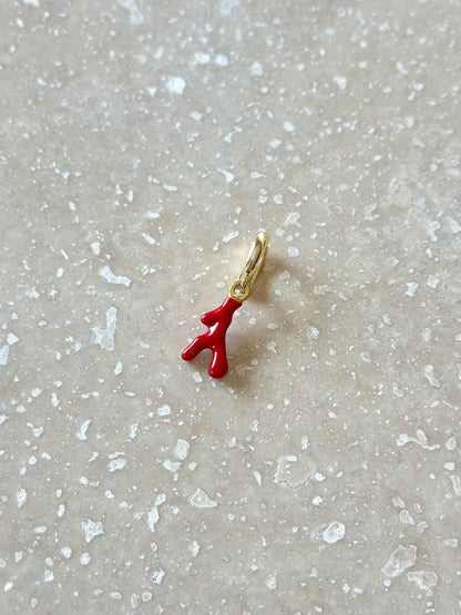 Pendentifs dorés coquillage, tortue, corail, ovale