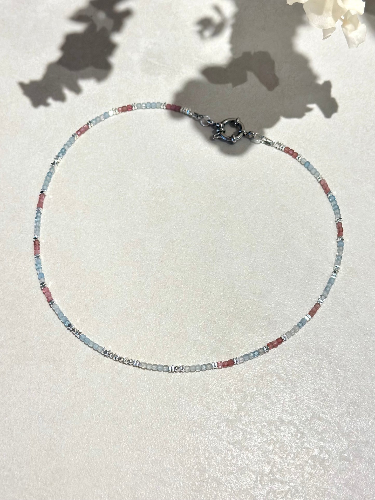 Collier Aigue-Marine & Tourmaline