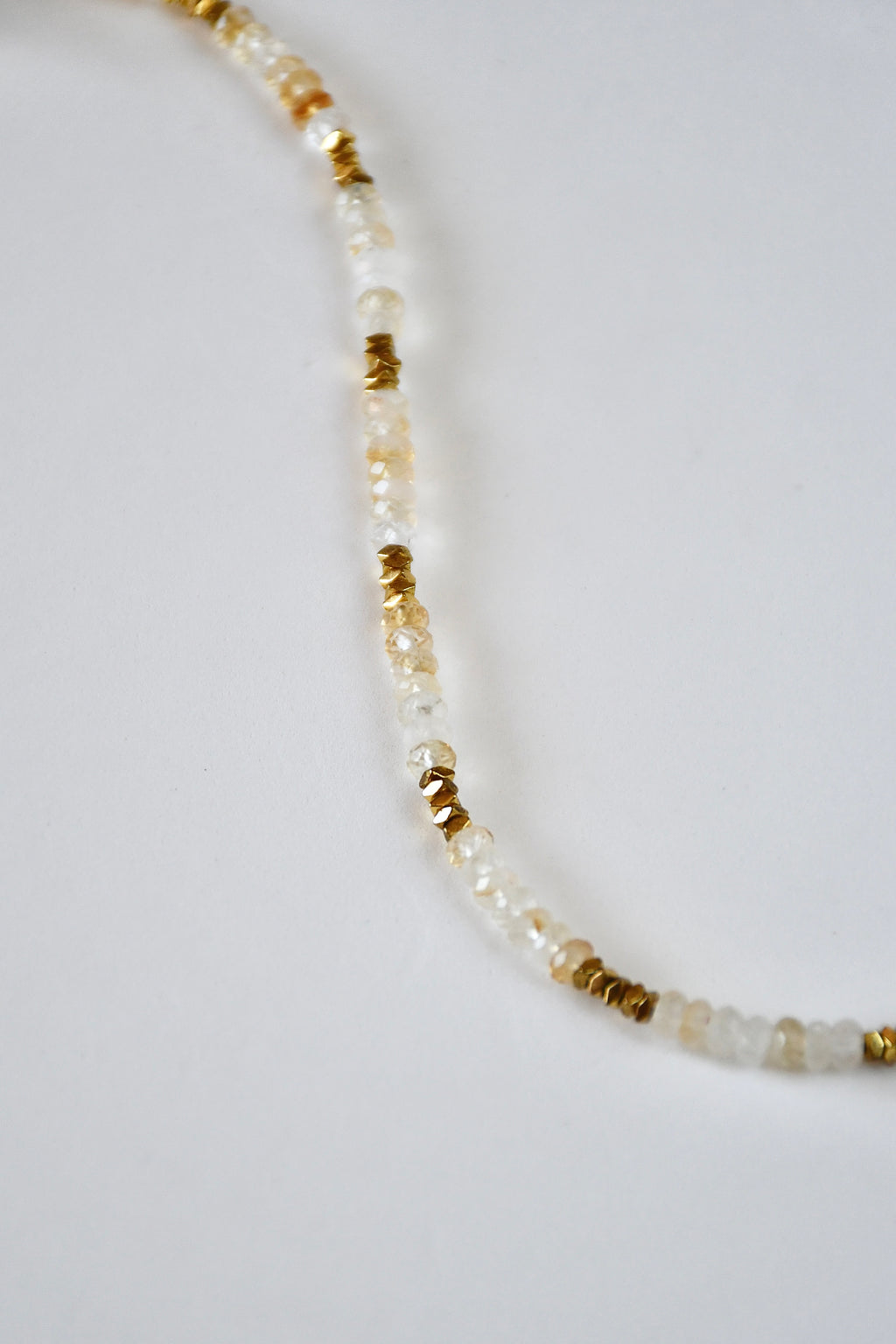 Collier fin Citrine — lumière et joie intérieure