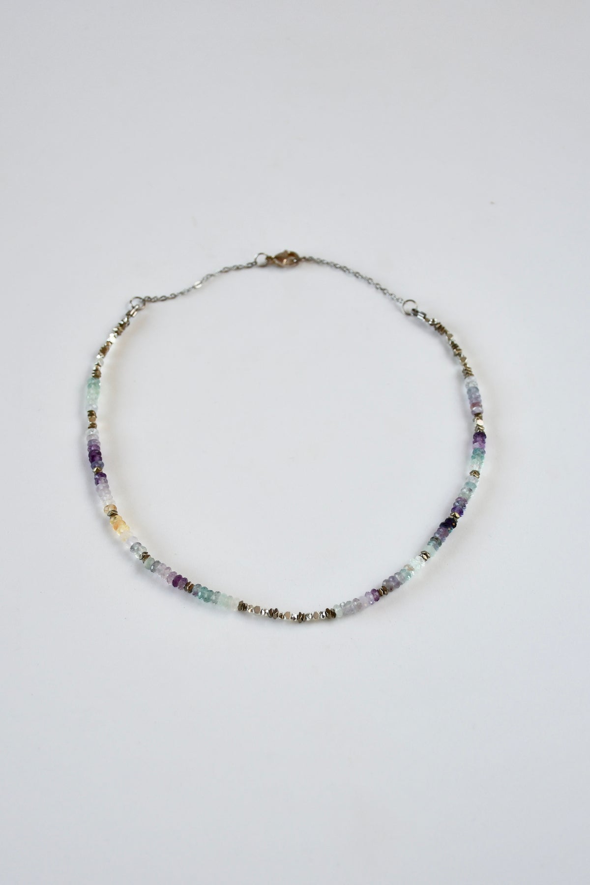 Collier fin Fluorite - L’alignement des mondes intérieurs