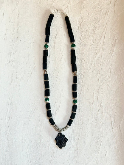 Tourmaline Noire & Malachite — Protection et Pouvoir de décision
