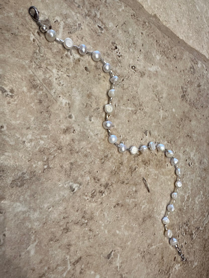 Collier perles d’eau douce et argent