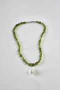 Collier Jade & Perle d’eau douce — Le cœur apaisé