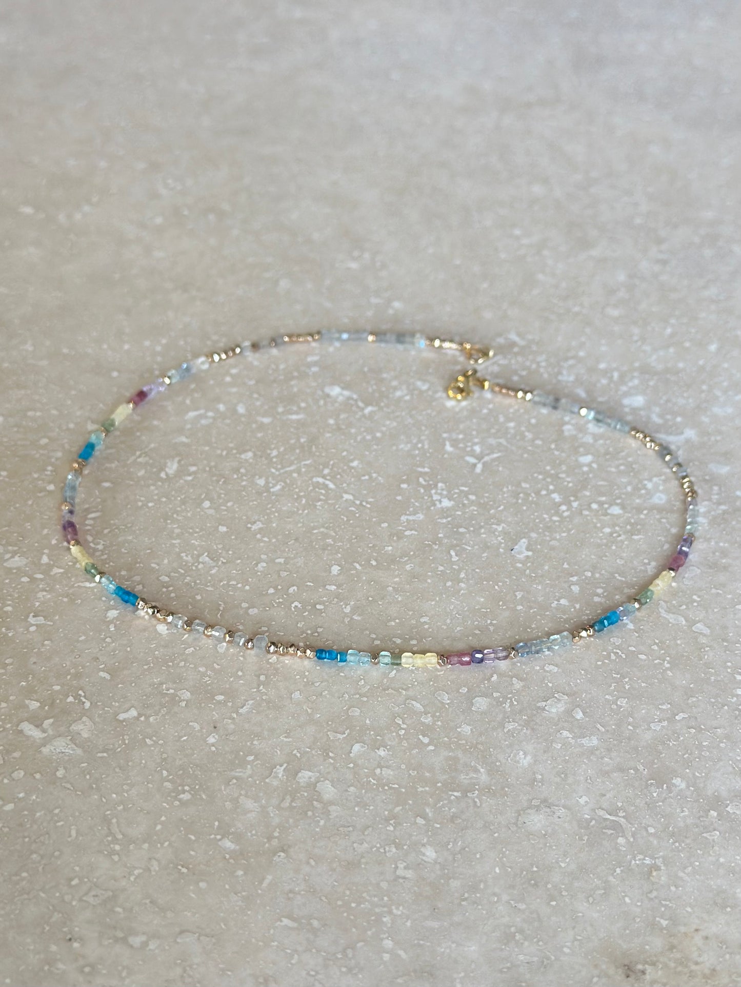 Collier Tourmaline, Labradorite, Apatite — Harmonie & Intuition