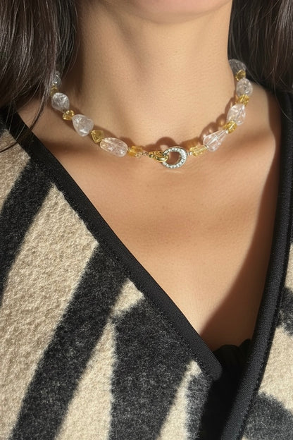 Collier Citrine & Iolite