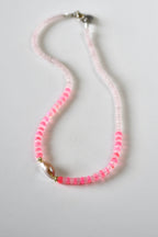 Collier Opale Éthiopienne, Perle d’eau douce & Quartz rose