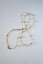 Collier “Cycle de lumière”, 21 perles d’eau douce
